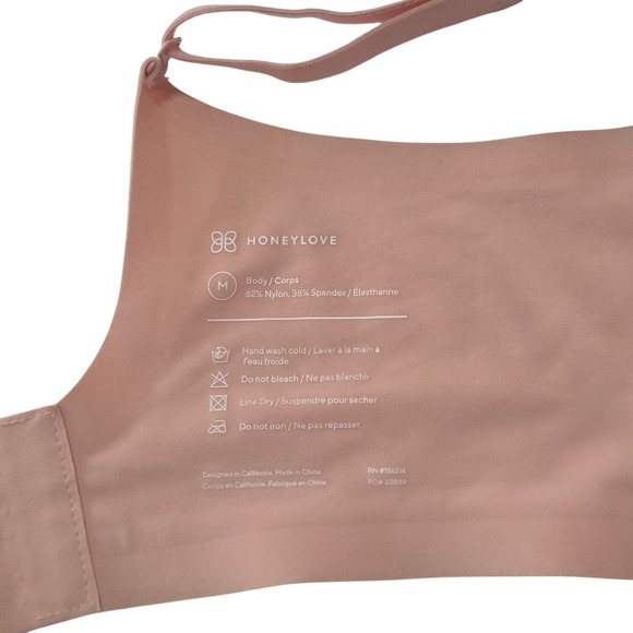 HONEYLOVE Sculpting Bra Peach Comfort Wireless Everyday Support Medium - Picture 3 of 8